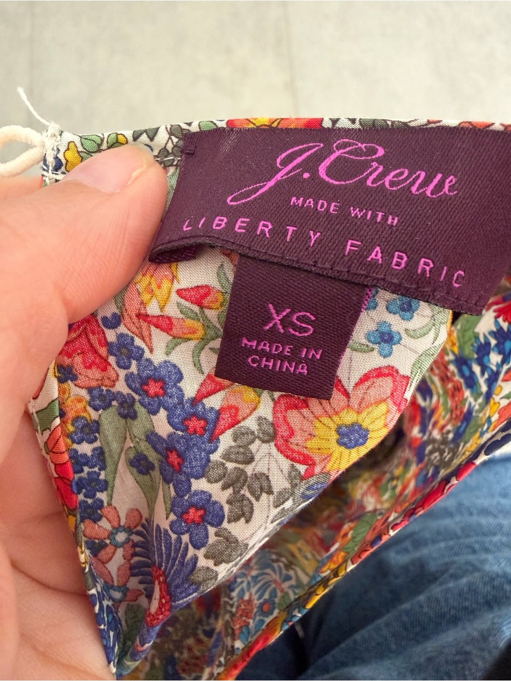 Multicolor Floral Ruffle top - Picture 5 of 9